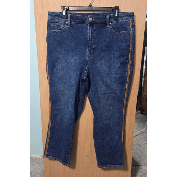 Talbots 16P Simply Flattering Collection Women's Jeans High Waist Modern Ankle - Picture 1 of 6